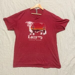 Next Level Apparel Red T-Shirt